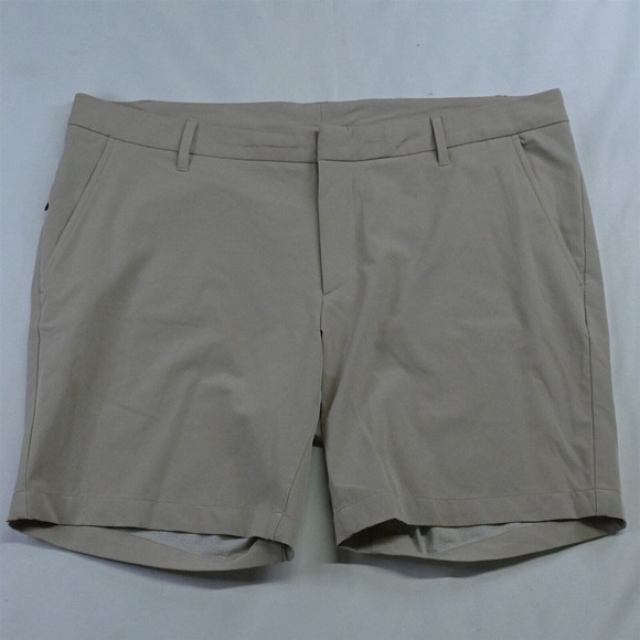 All in Motion 40‎ x 8" Khaki Flex Performance Golf Chino Shorts - Picture 1 of 5